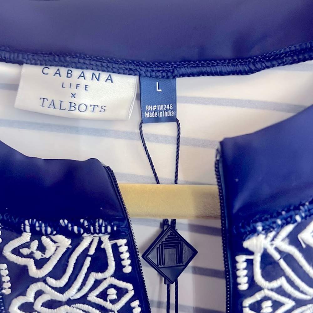 NWT Talbots long sleeve coverup.